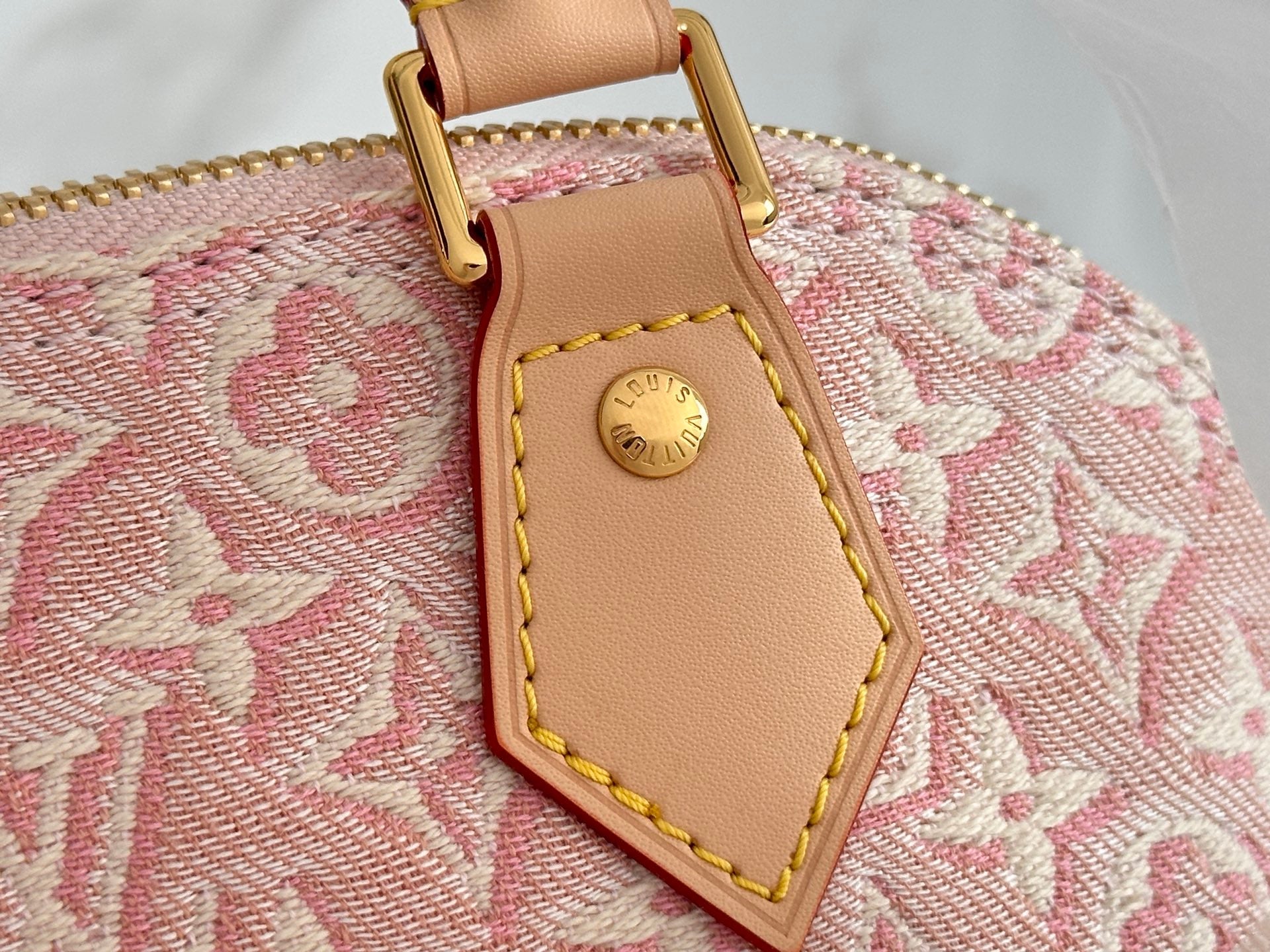 LV Jacquard Shell Handbag