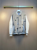 LV Baseball Jacket with Animal Embroidery