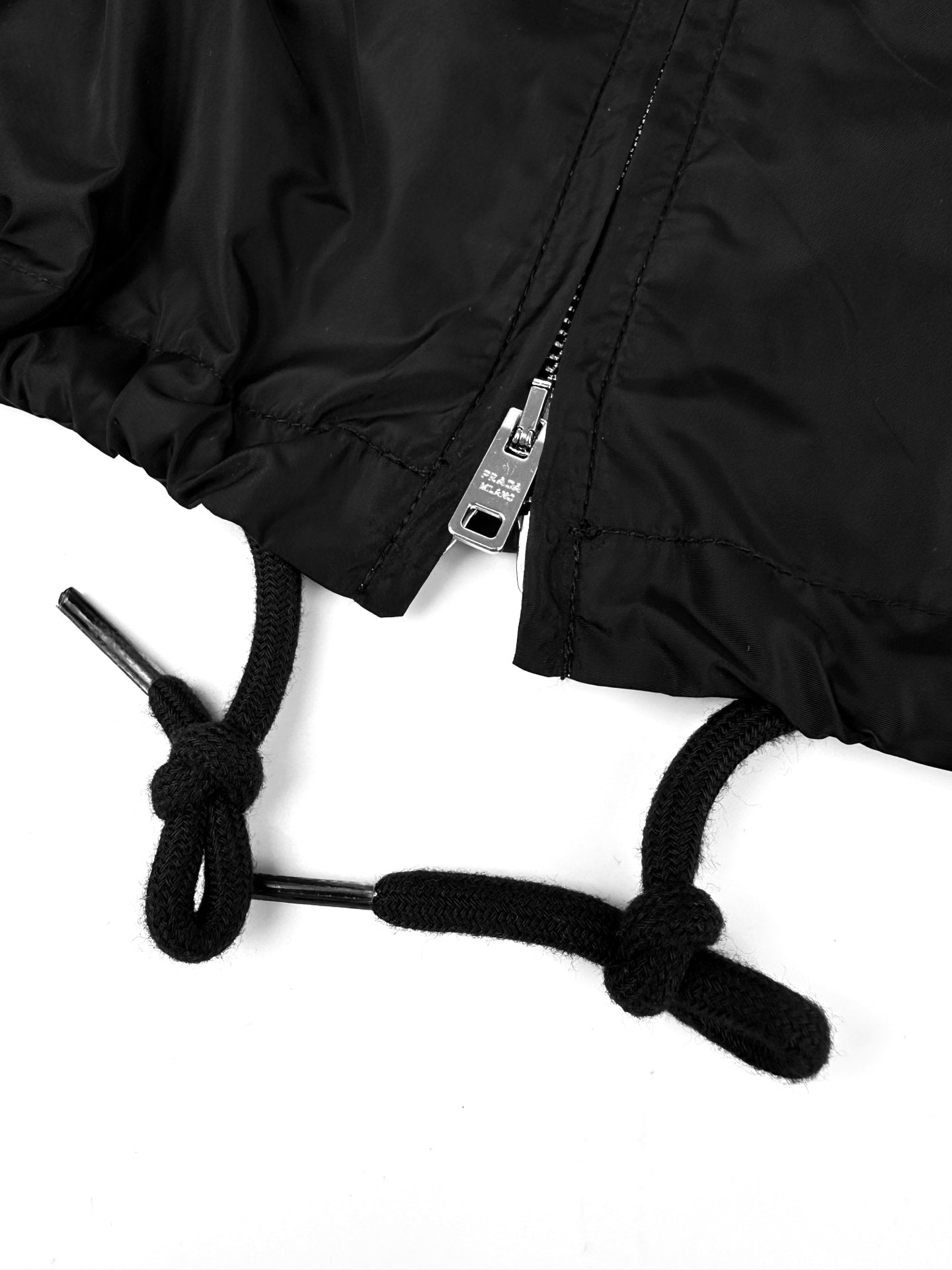Prada Zipper Short Sleeve Shirt