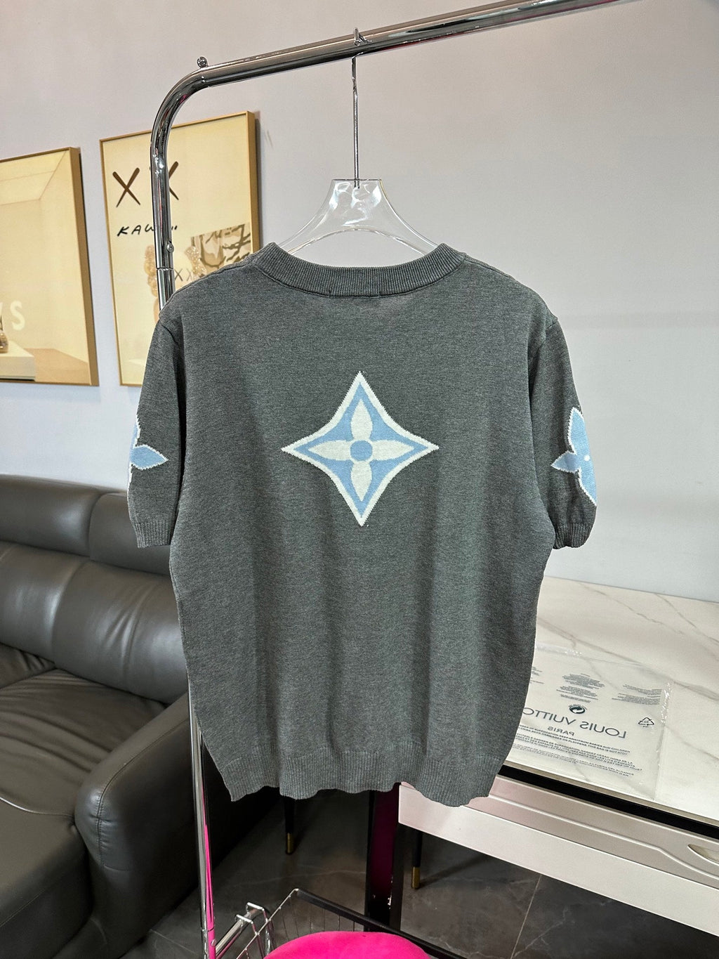 LV Crew Neck knit Shirt
