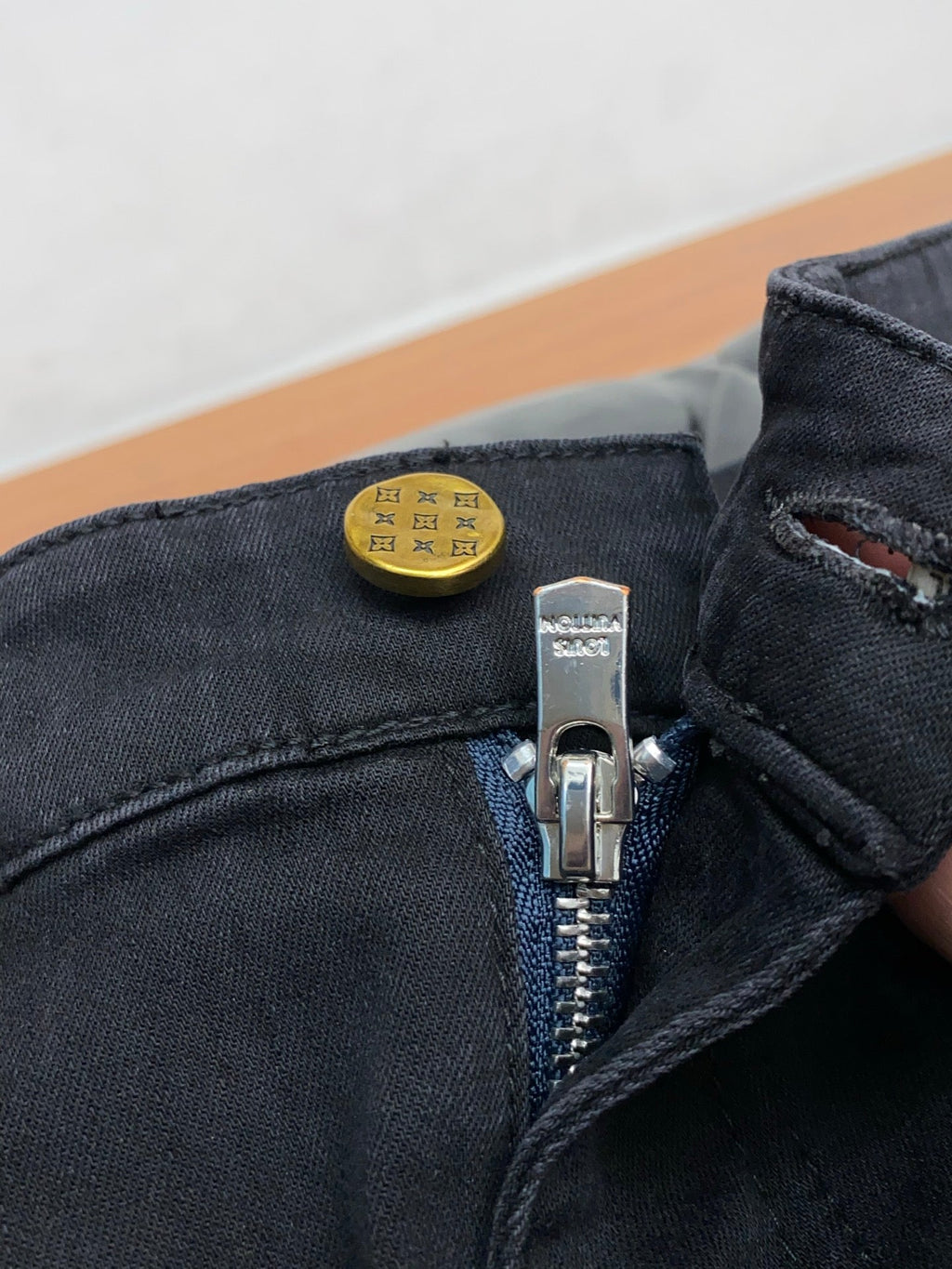 LV Slim Fit Straight-Leg Jeans
