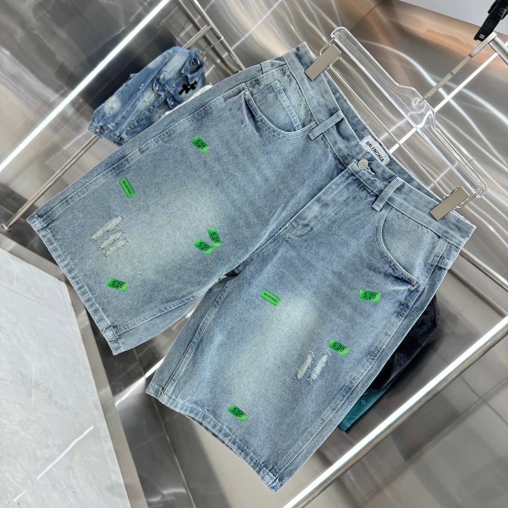 Balenciaga Denim Shorts