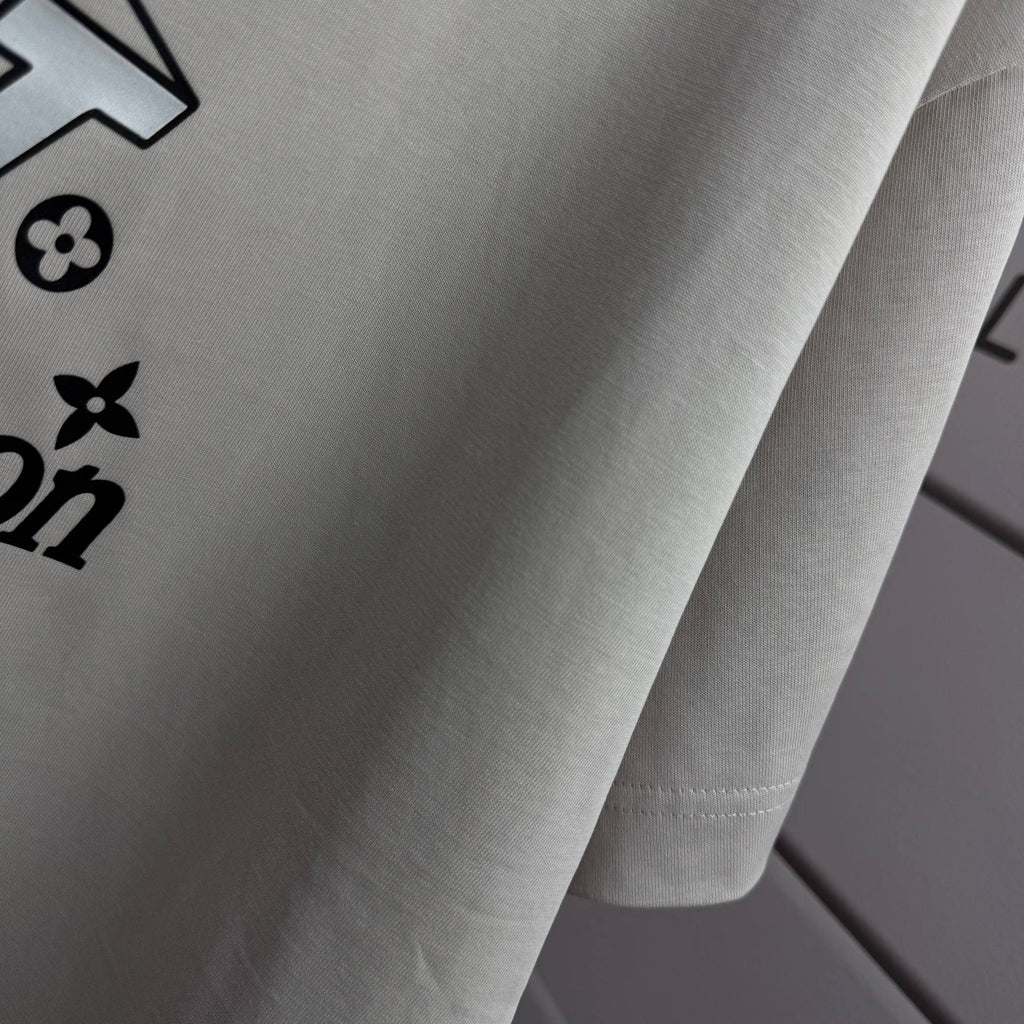 LV 3D Silicon Cotton T-Shirt