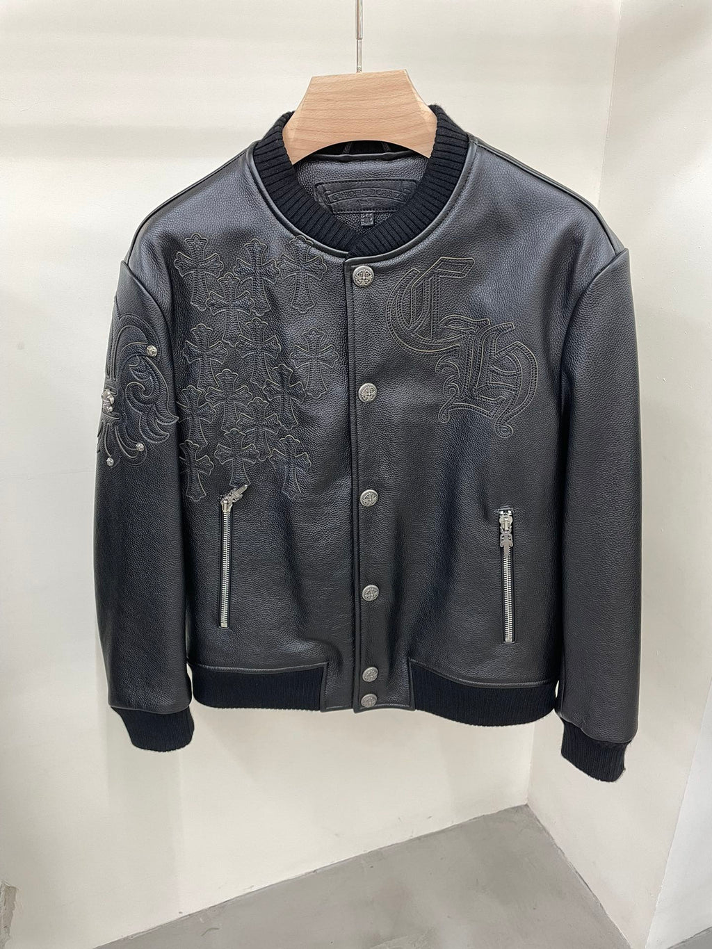 Chrome Heart Leather Jacket