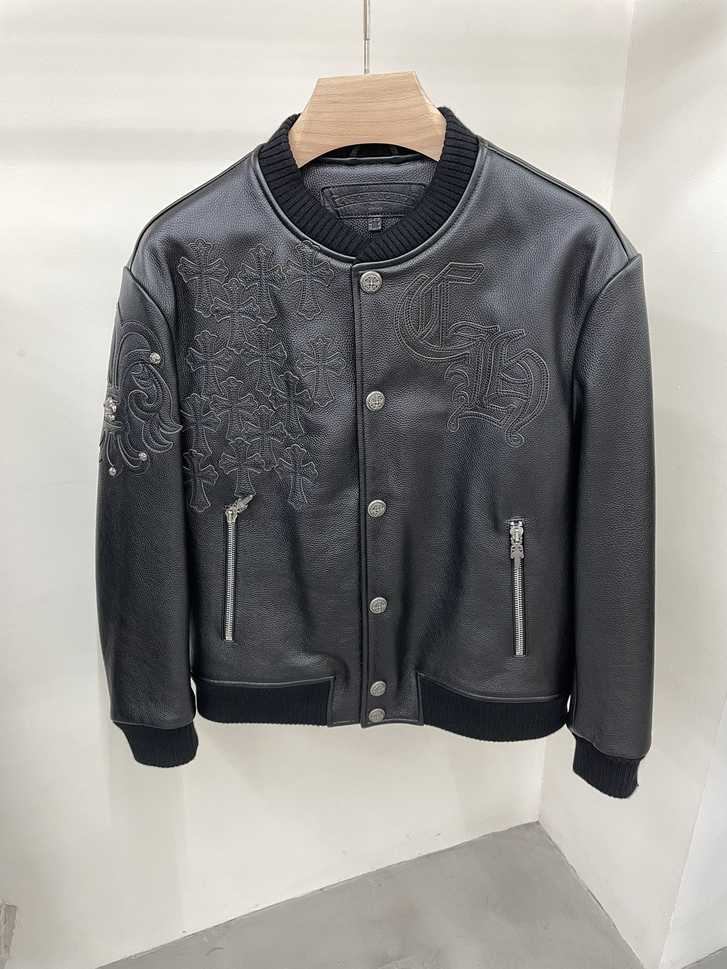 Chrome Heart Leather Jacket