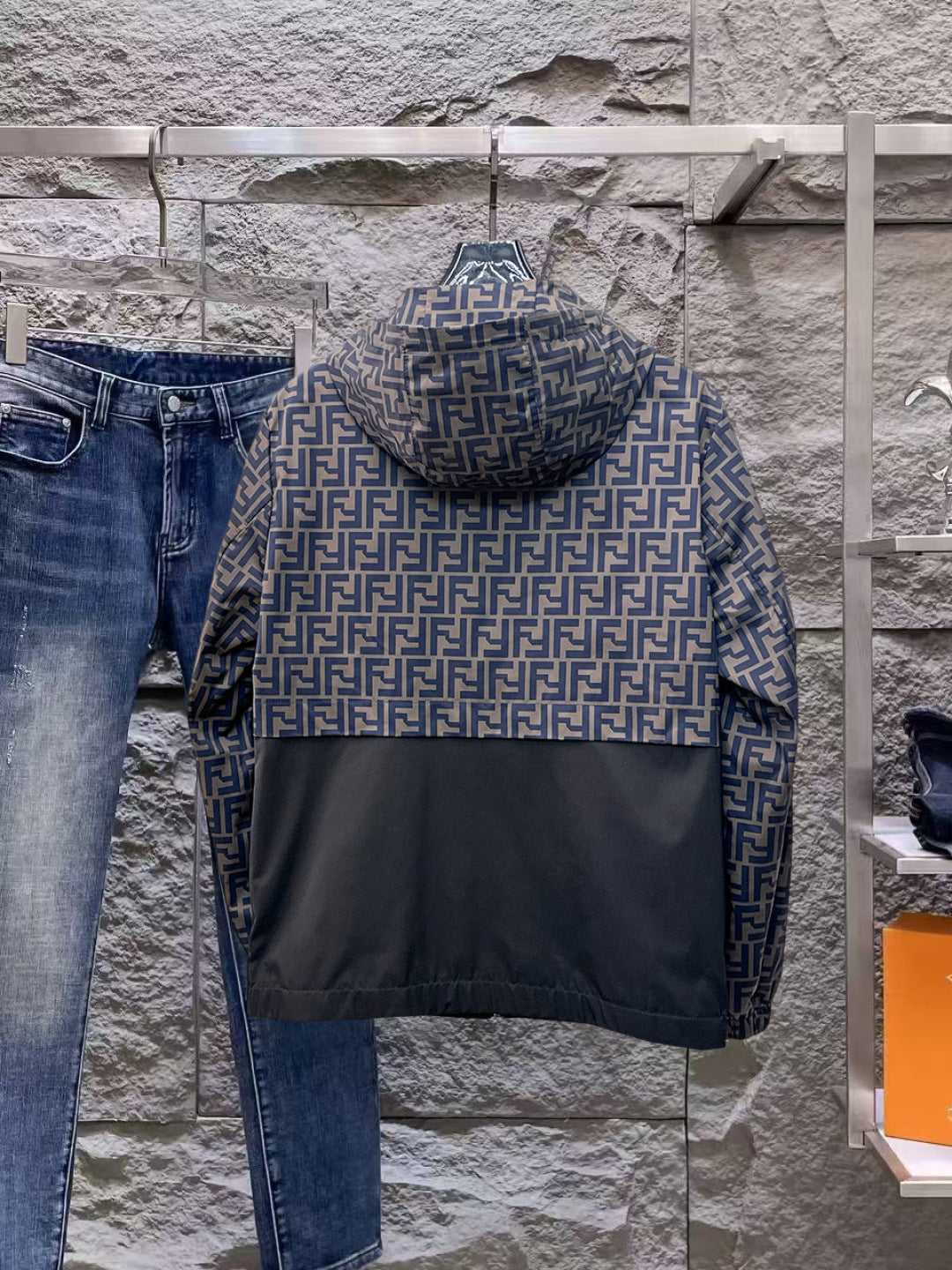 Fendi Nylon Windbreaker Jacket