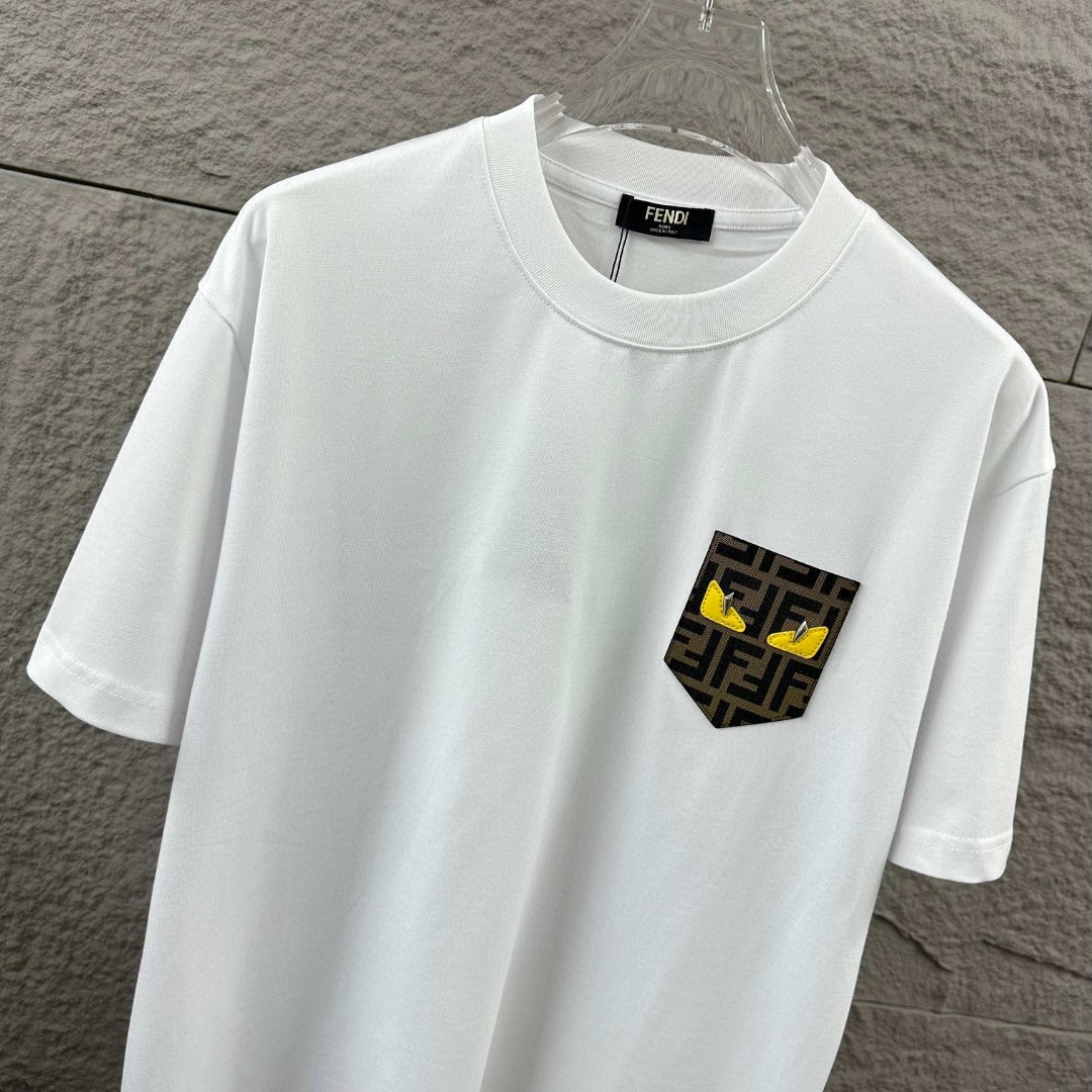 Fendi 3D Embroidered T-Shirt