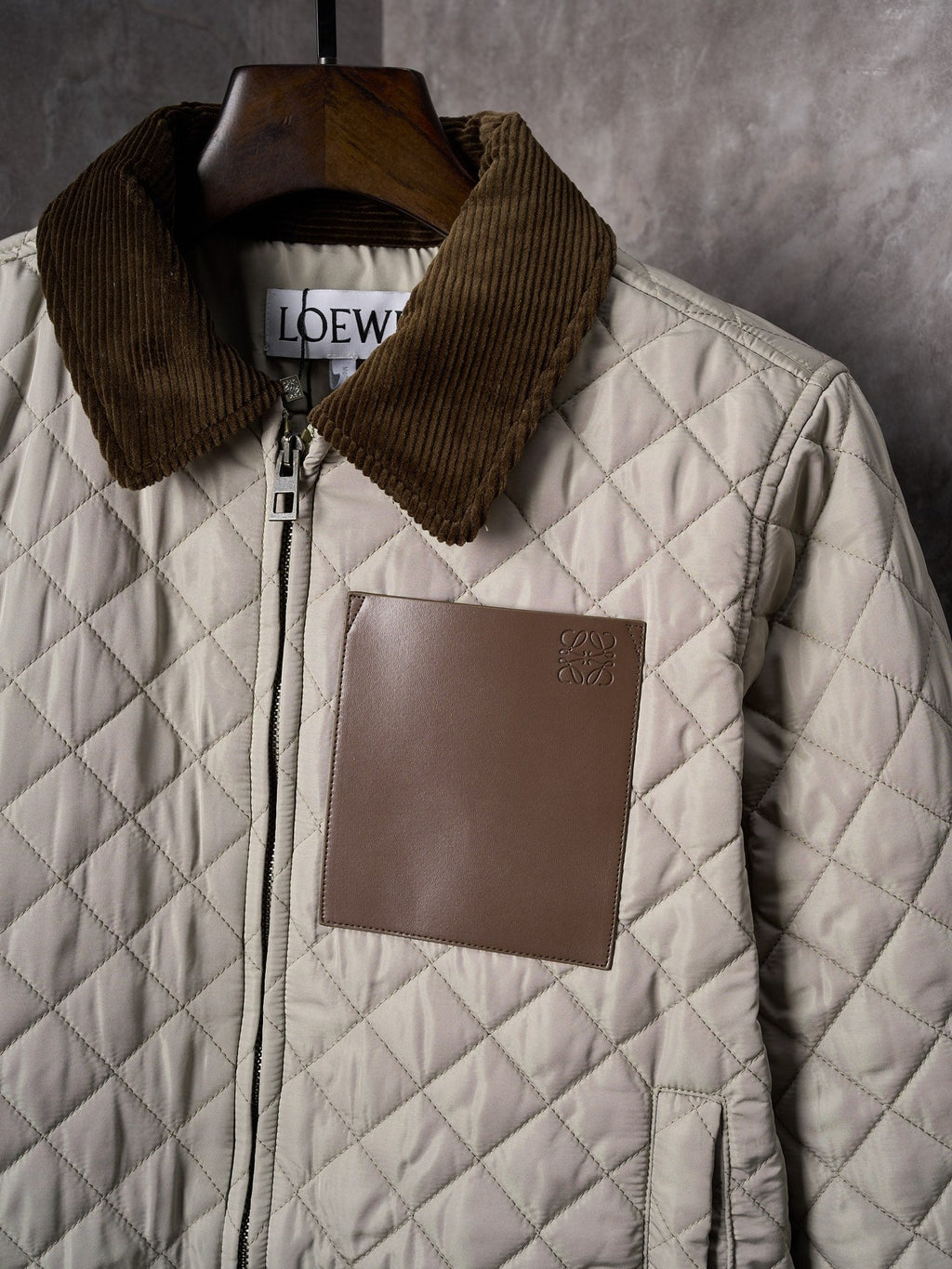Loewe Diamond Quilted Short Jacket/Coat
