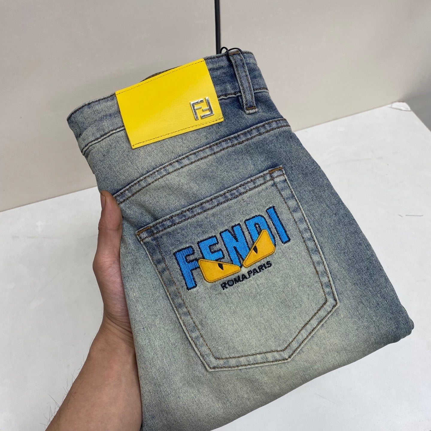 Fendi Slim Fit Straight-Leg Jeans
