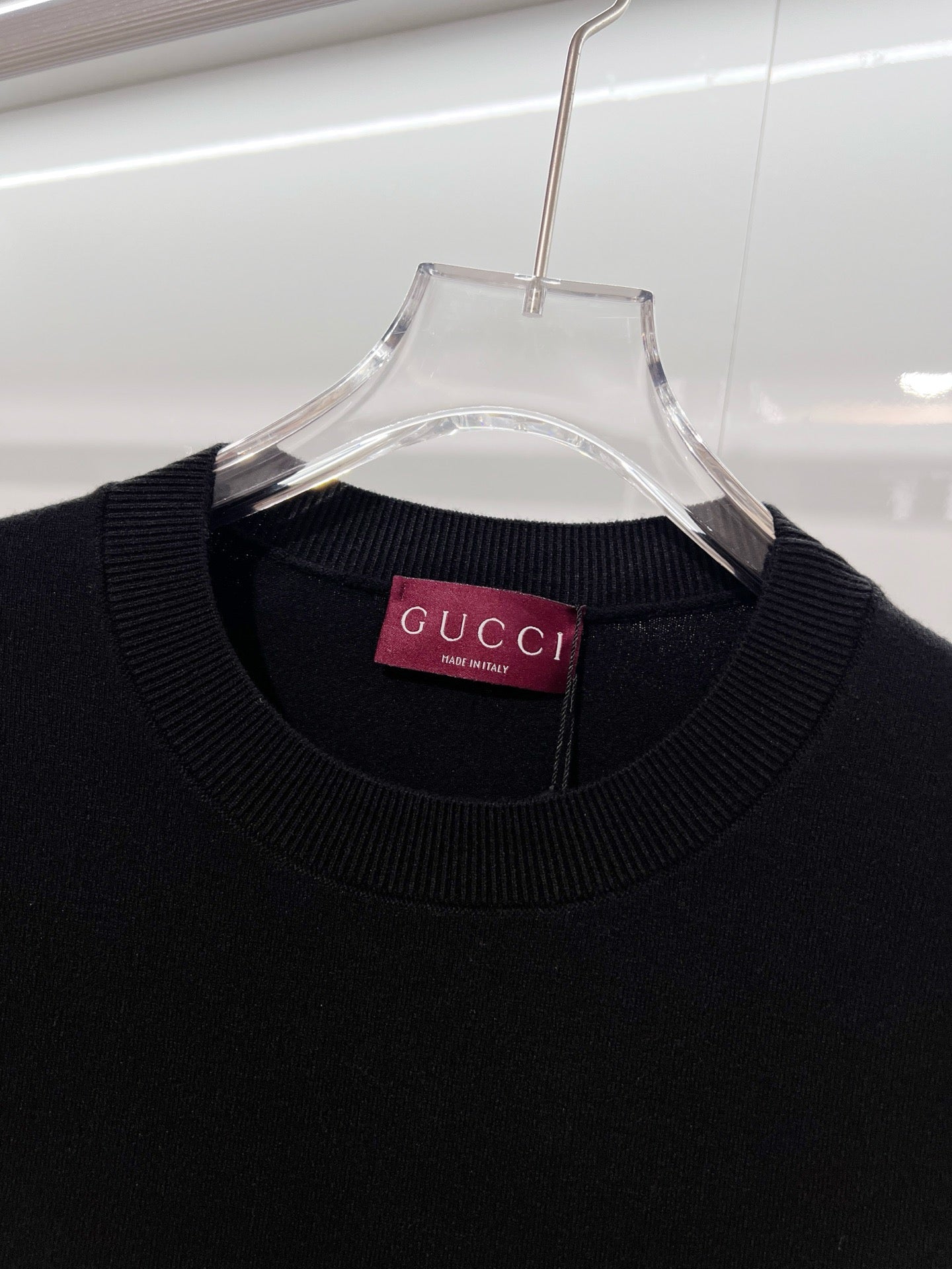 Gucci Cotton knit Crew Neck T-Shirt