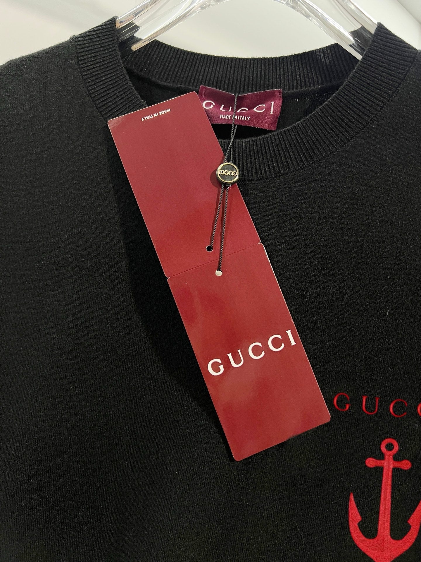 Gucci Crew Neck Embroidered T-Shirt