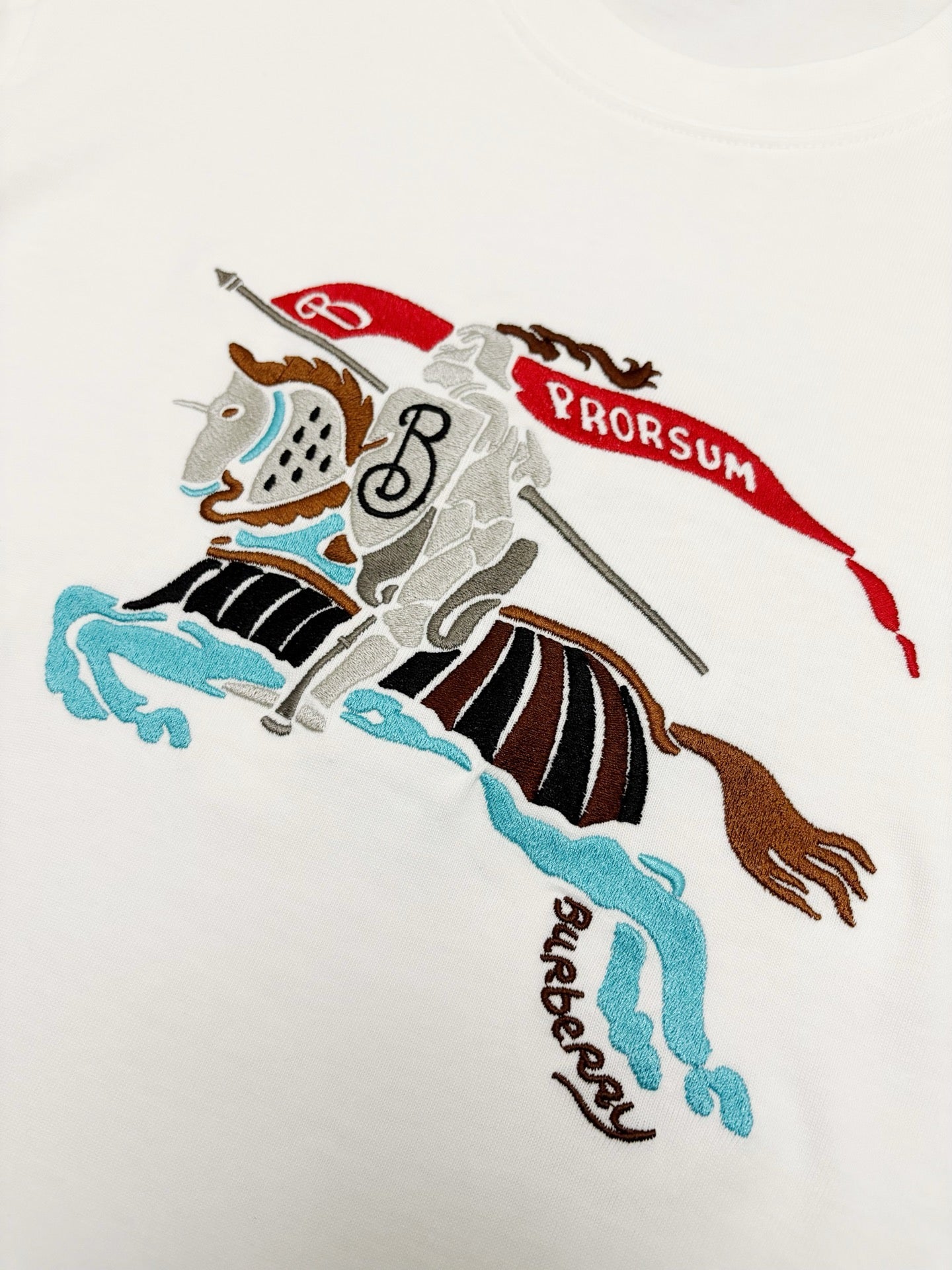 Burberry Embroidered T-Shirt