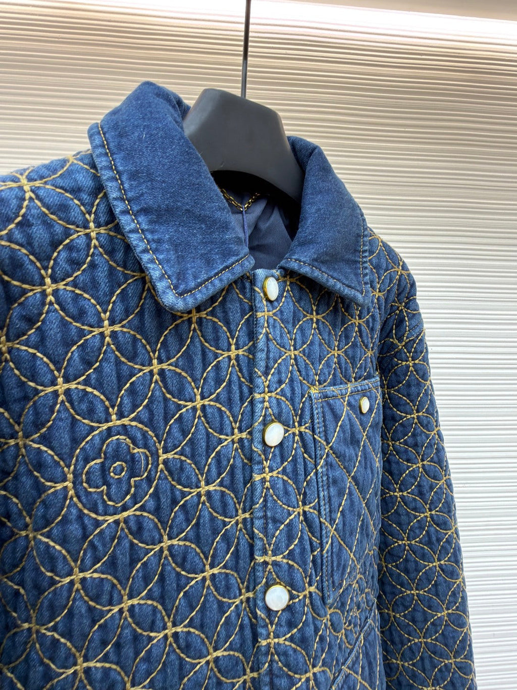 LV Embroidered Denim Jacket