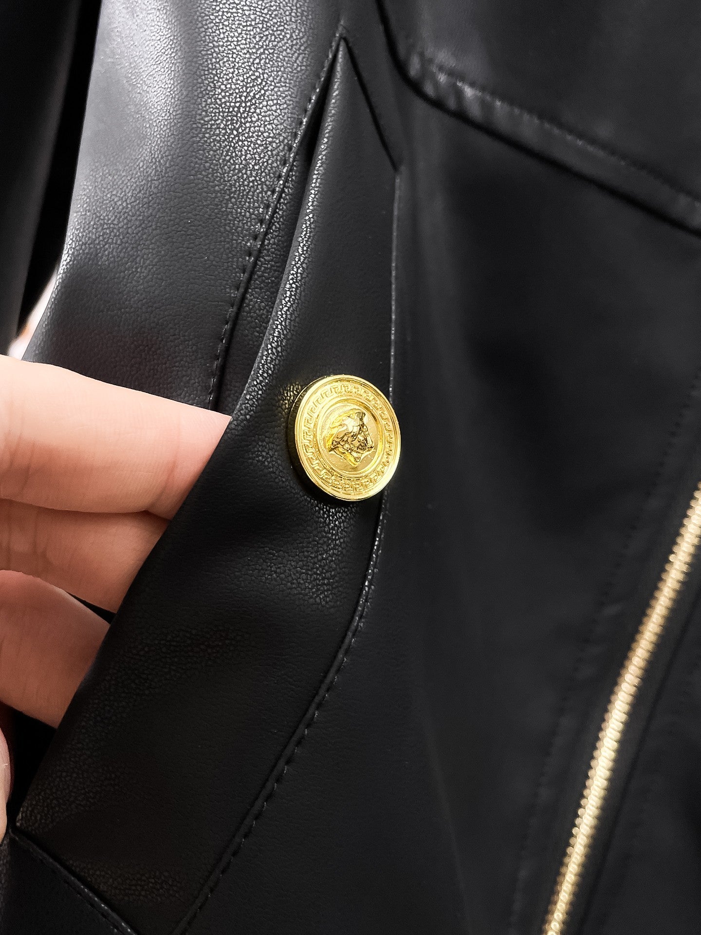 Versace Leather Jacket