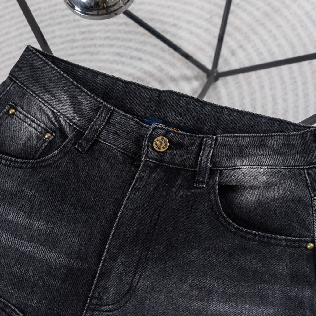 LV Denim Shorts