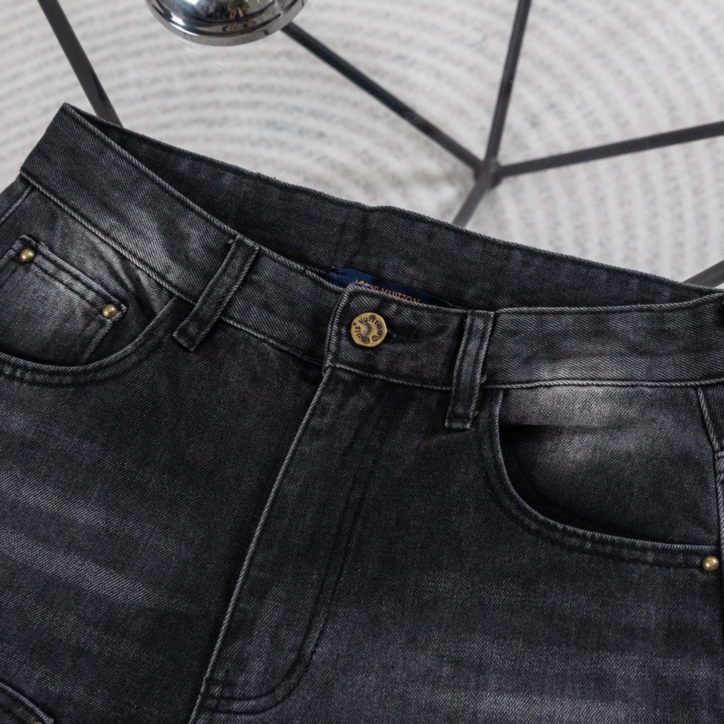 LV Denim Shorts
