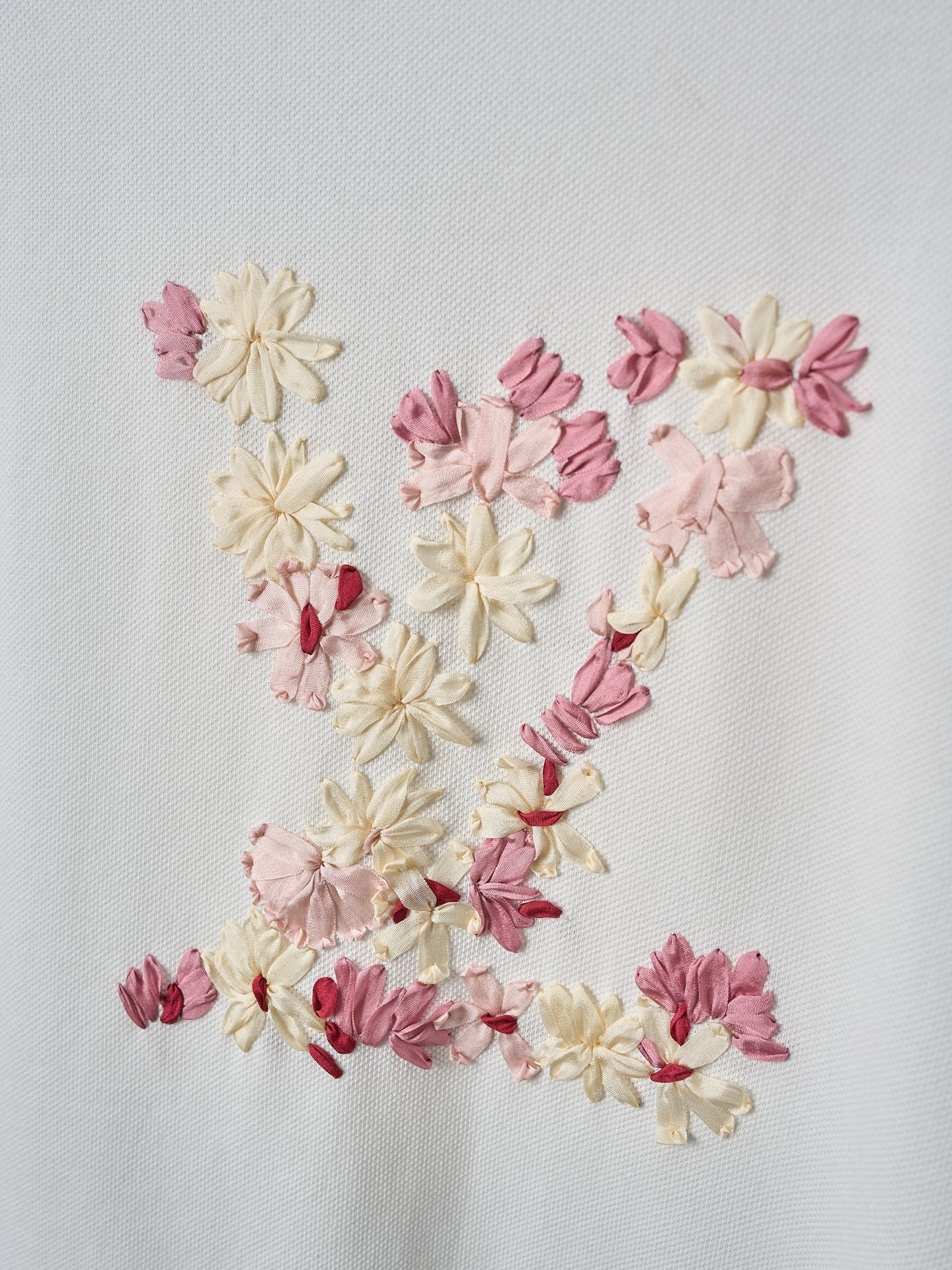 LV × Nigo Collab Cherry Bloss Embroidered T-Shirt