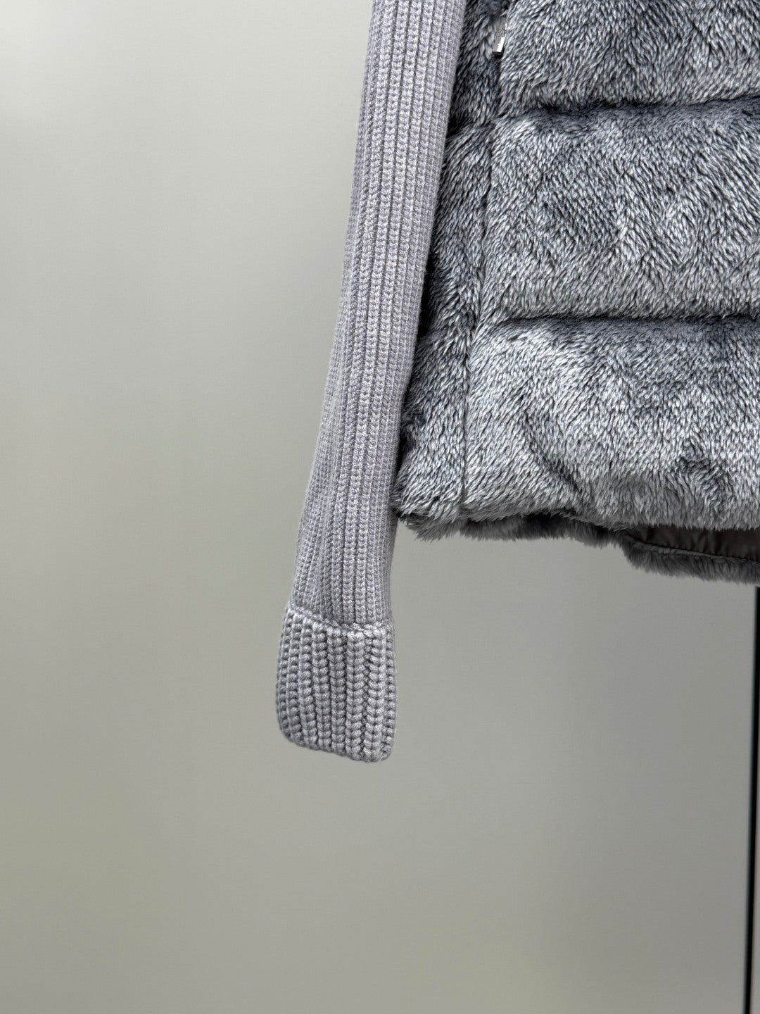 Moncler Teddy Fleece Knit Jacket