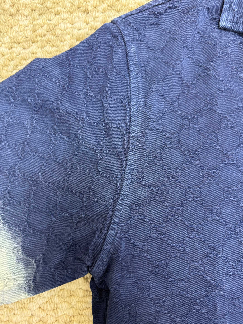 Gucci Denim Short Sleeve Shirt