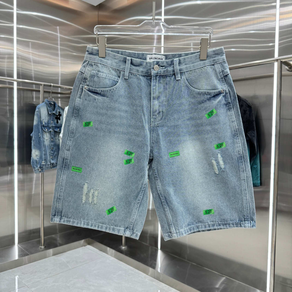 Balenciaga Denim Shorts