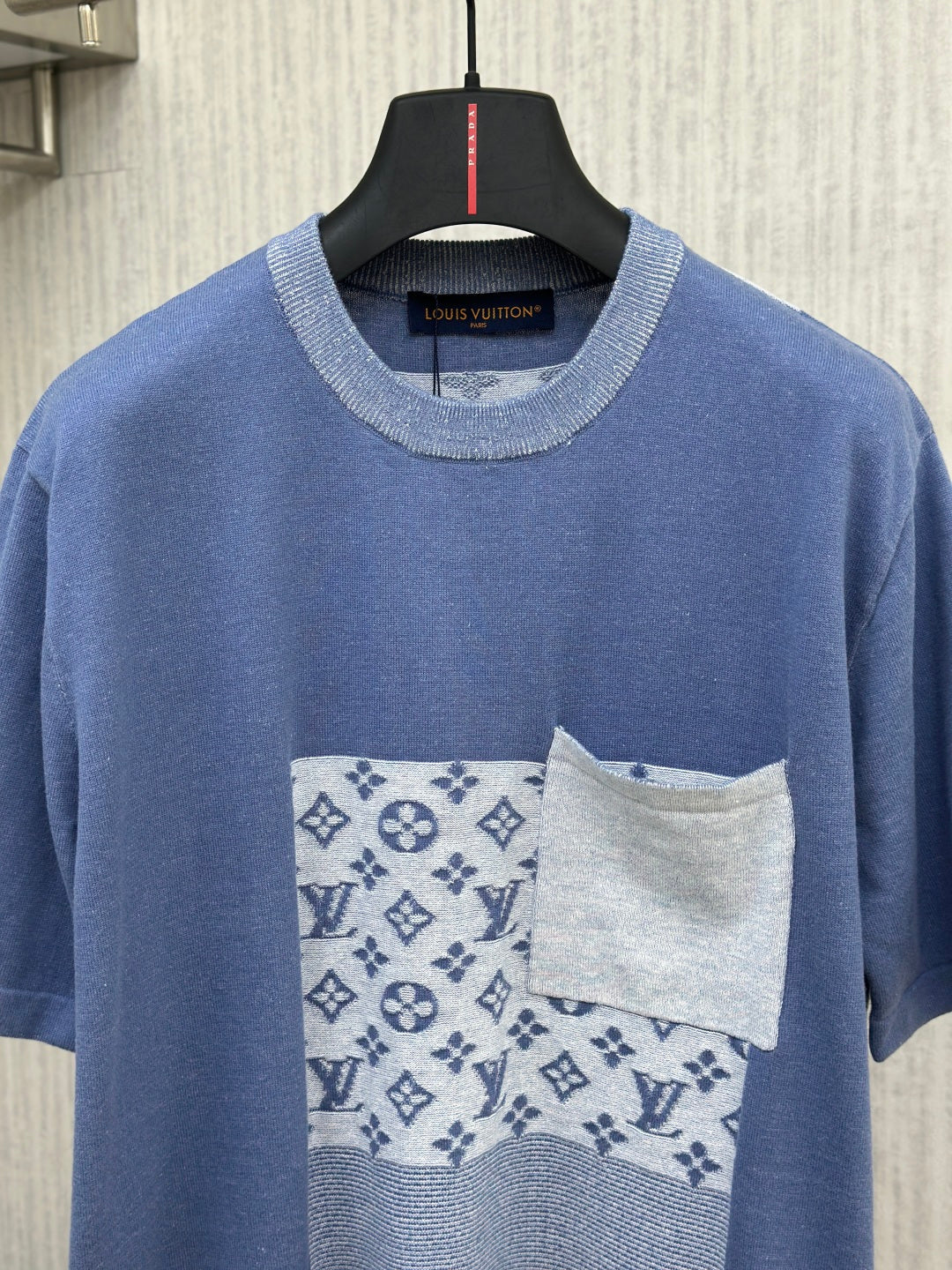 LV Patchwork Monogram Knit shirt