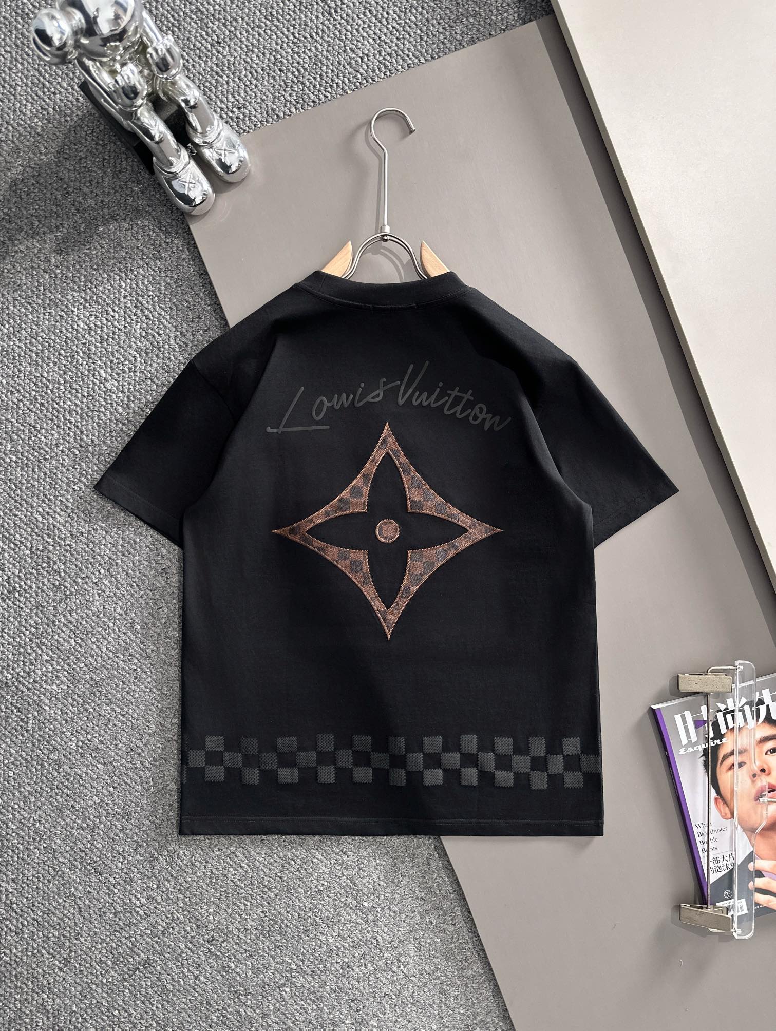 LV 4 leaf Clover Patch Unisex Short Sleeve T-Shirt