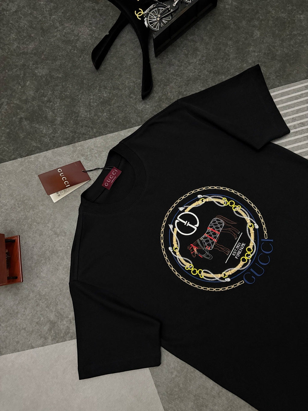 Gucci embroidered Cotton T-Shirt
