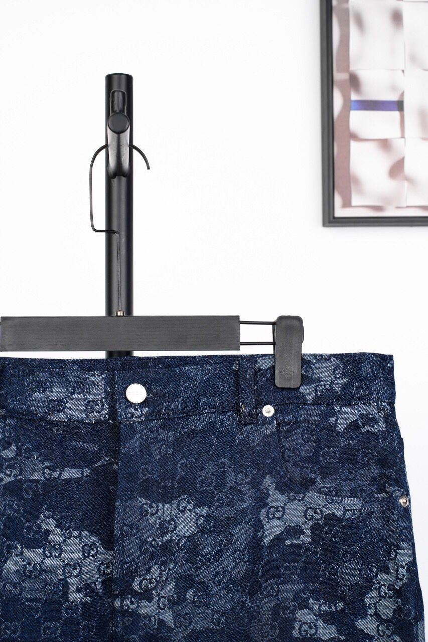 Dark Blue Camo Gucci jeans