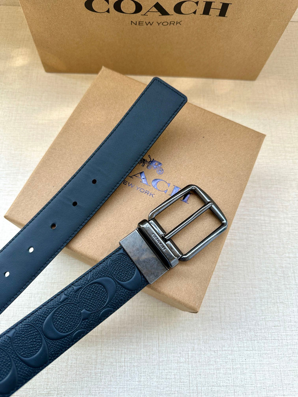 Coach Men Belt Reversible