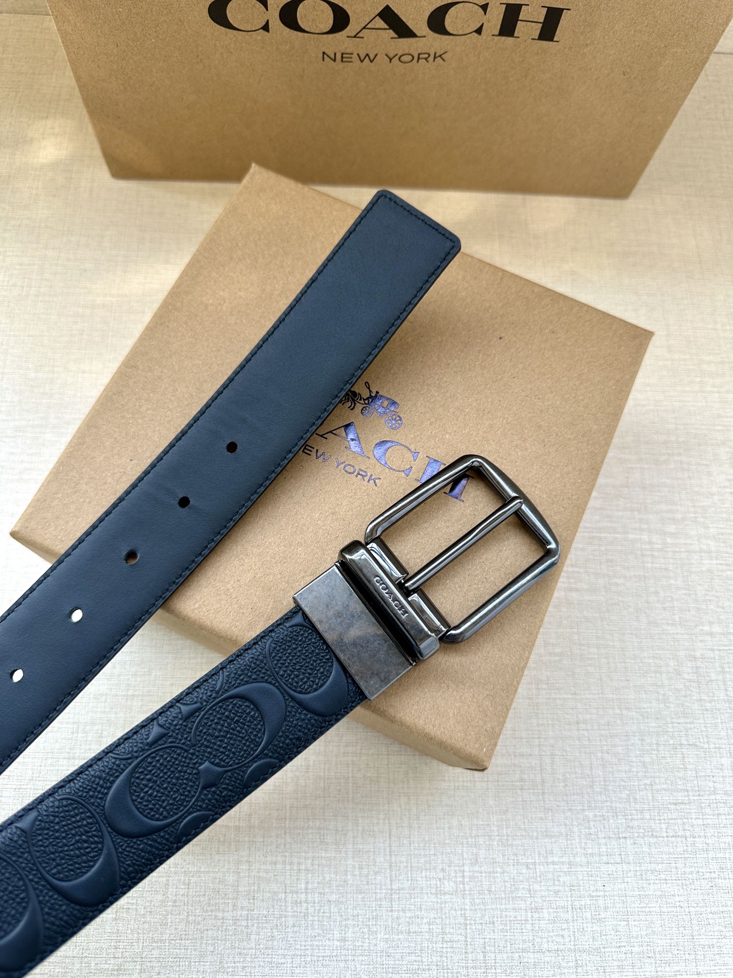Coach Men Belt Reversible