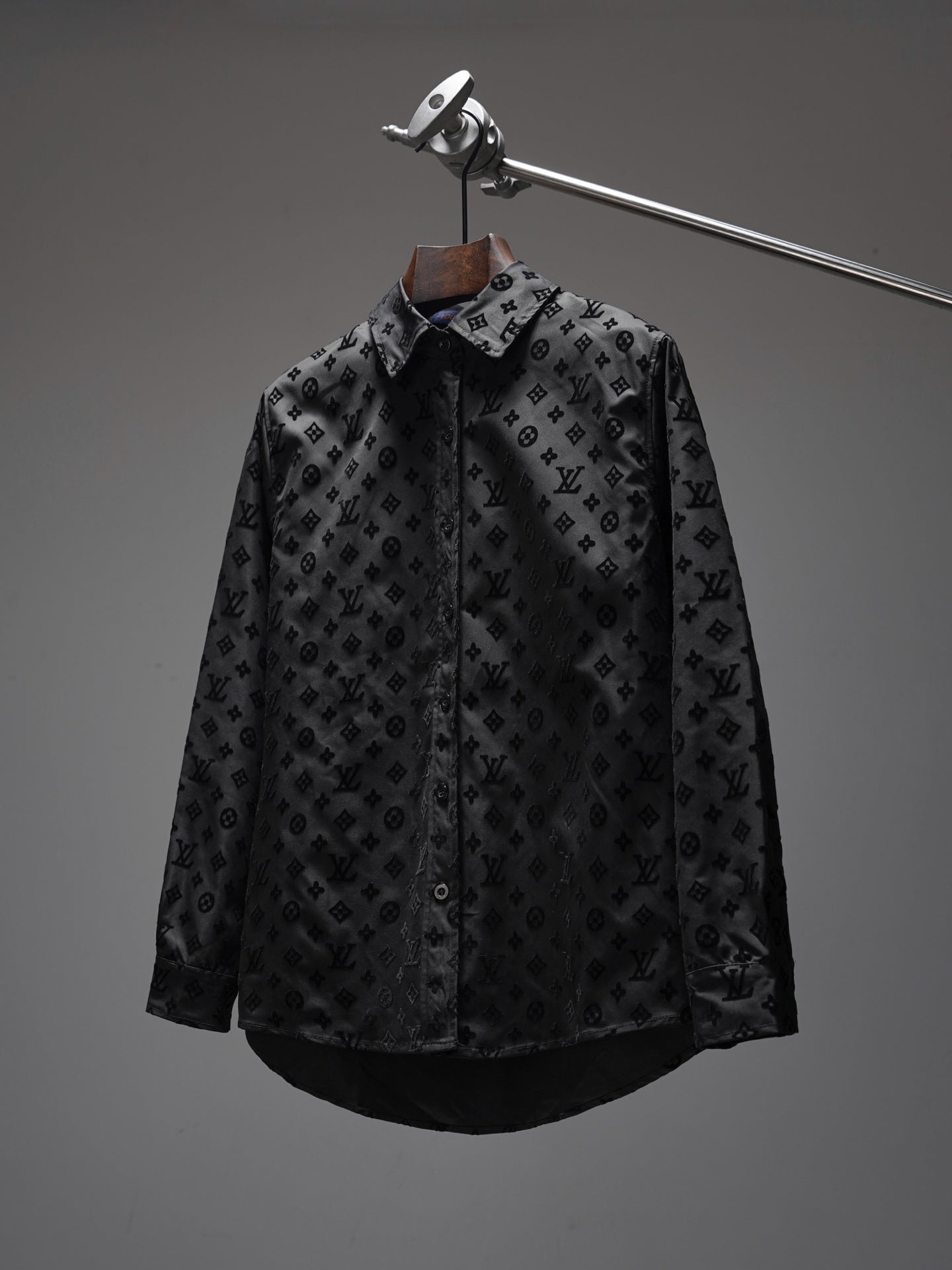 LV Jacquard All-over Logo Shirt/ Jacket
