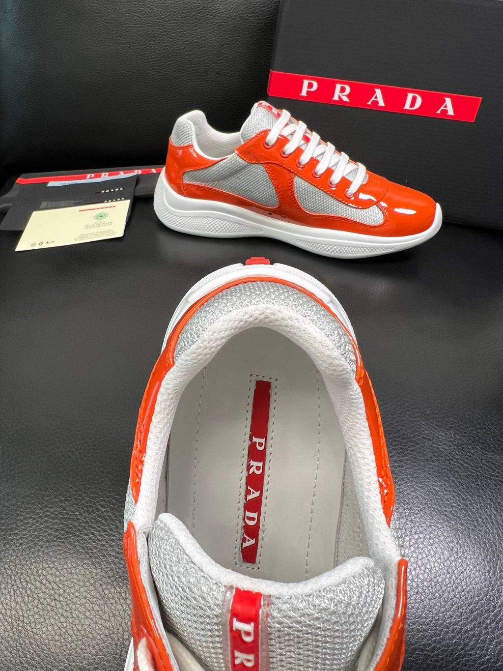 Prada Patent Leather American Cup