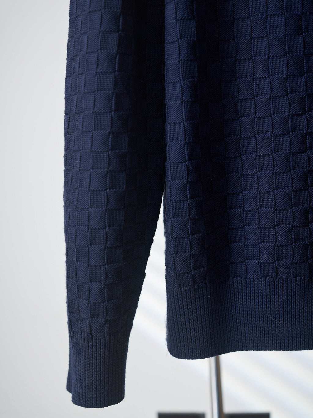LV Damier Half-zip Knit Sweater