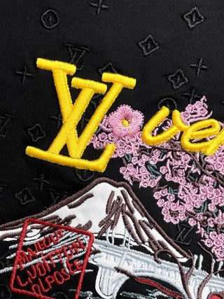 LV embroidered T-Shirt