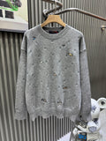 LV embroidered Sweatshirt