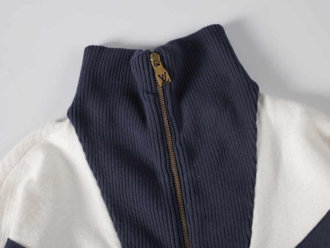 LV Zipper Knitted Sweater