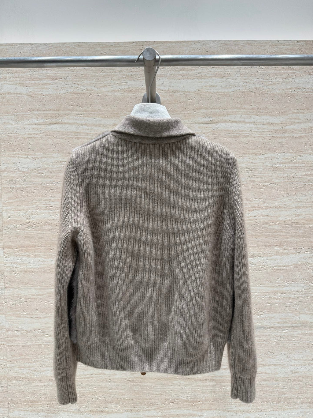 Loro Piana Mink-Trimmed Jacket