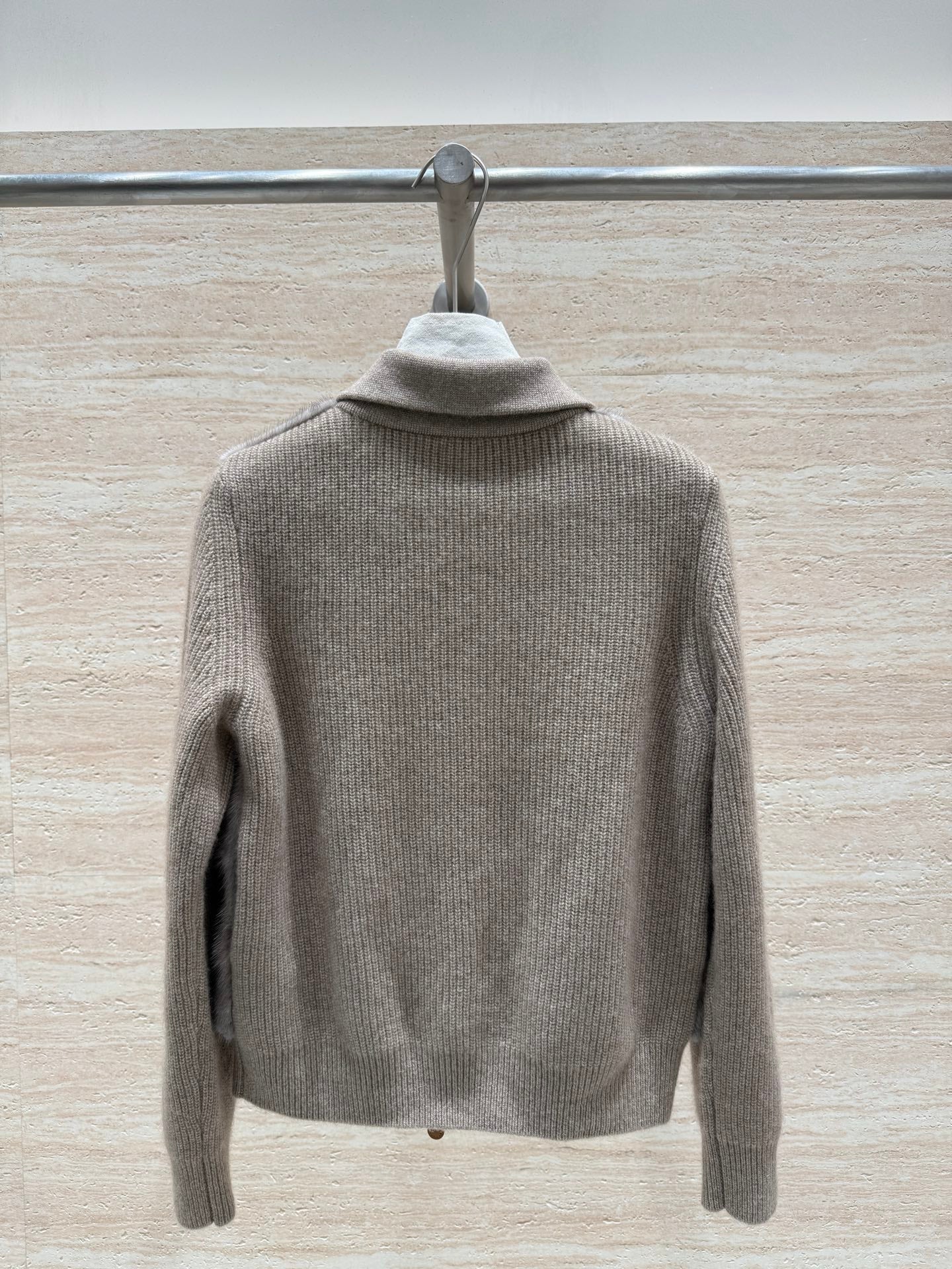 Loro Piana Mink-Trimmed Jacket