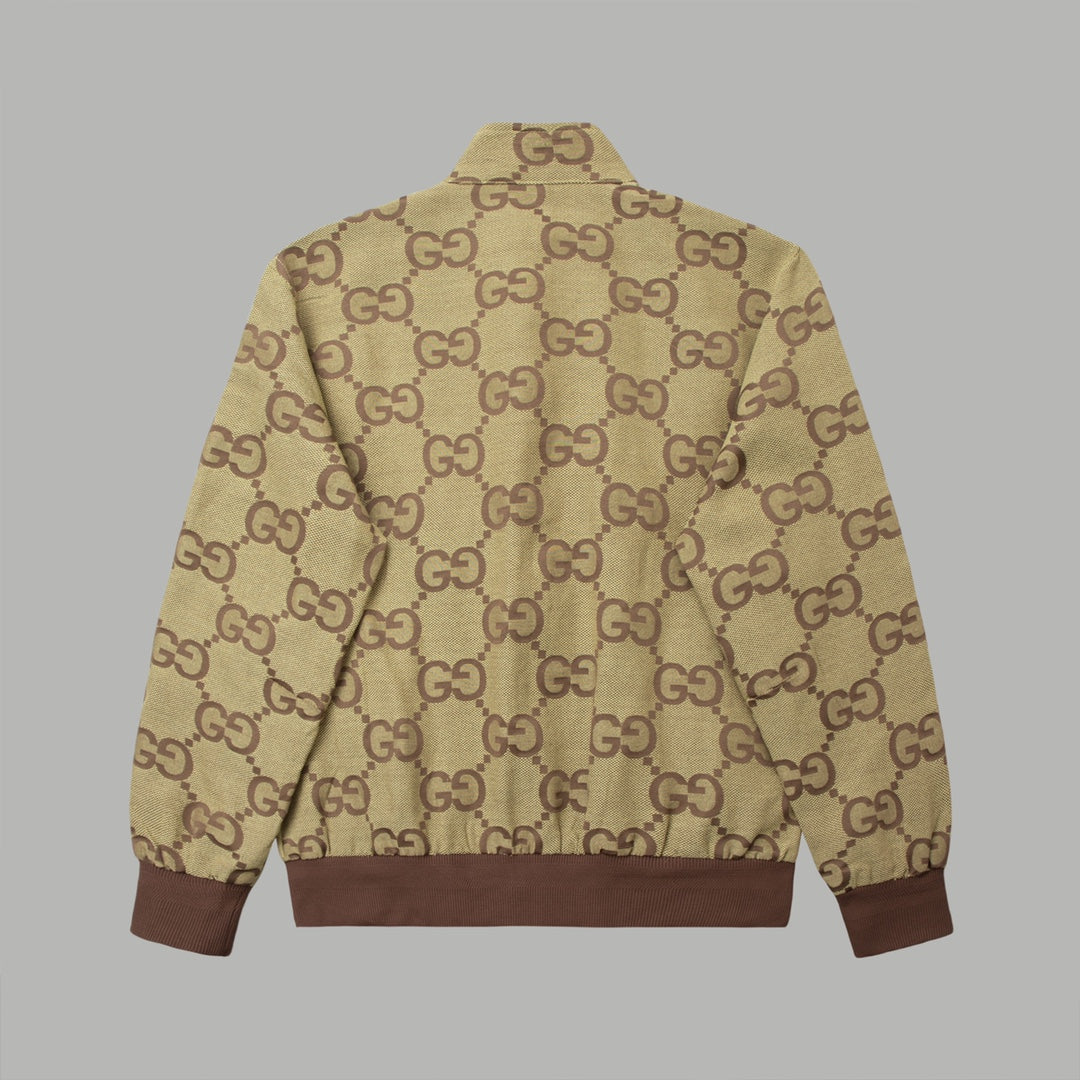 GG Double G Jacquard Stand Collar Jacket