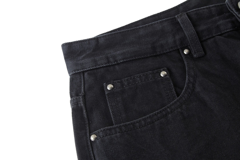 LV Ripped and Distressed Denim Pants