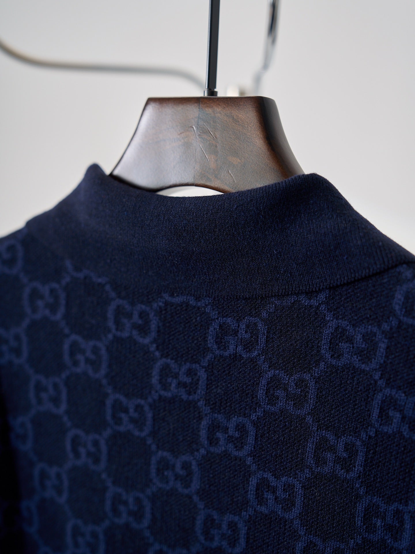 Gucci Jacquard All-over Knit Polo shirt