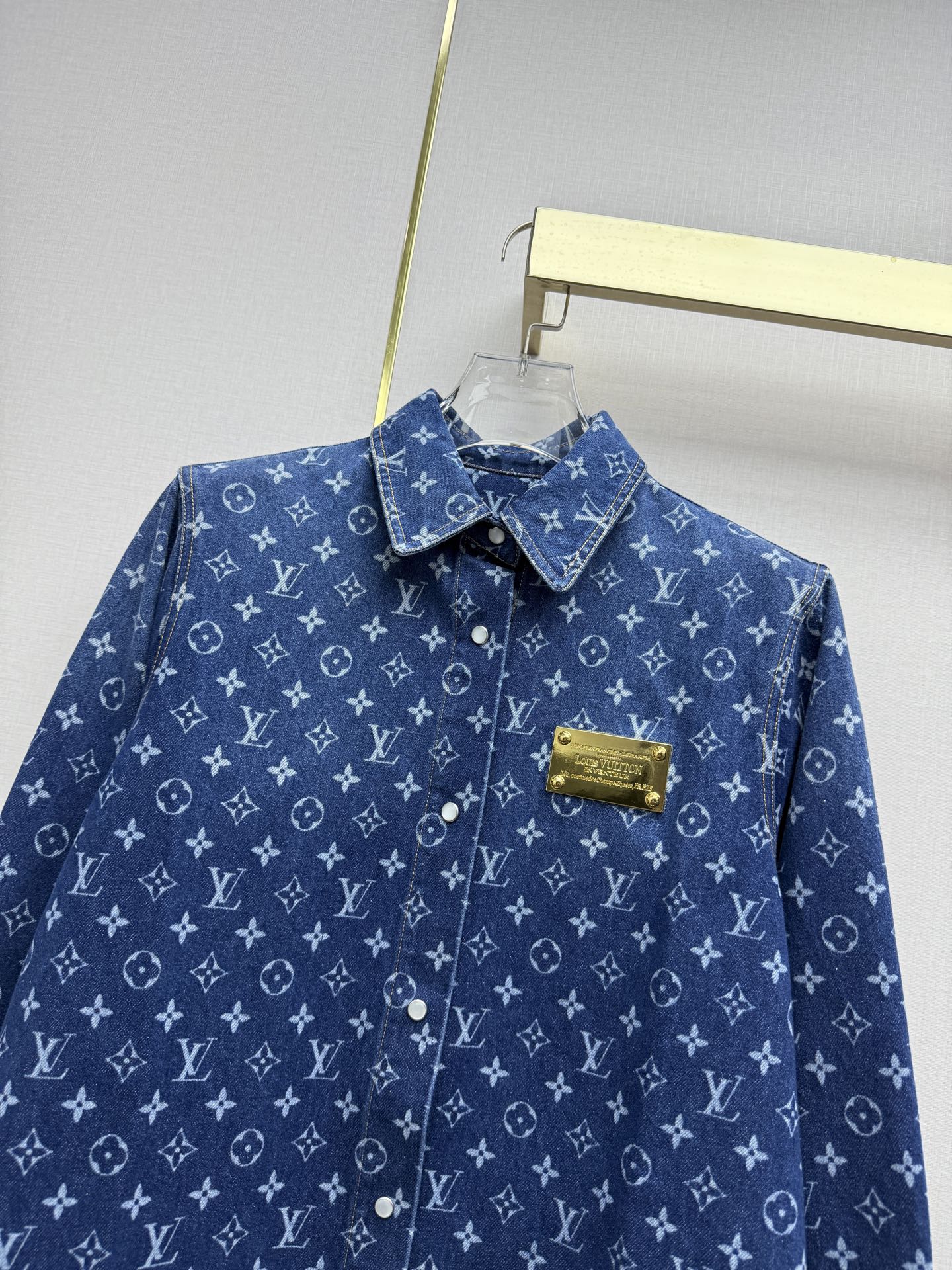 Women's LV Oversized Shirt Jacket