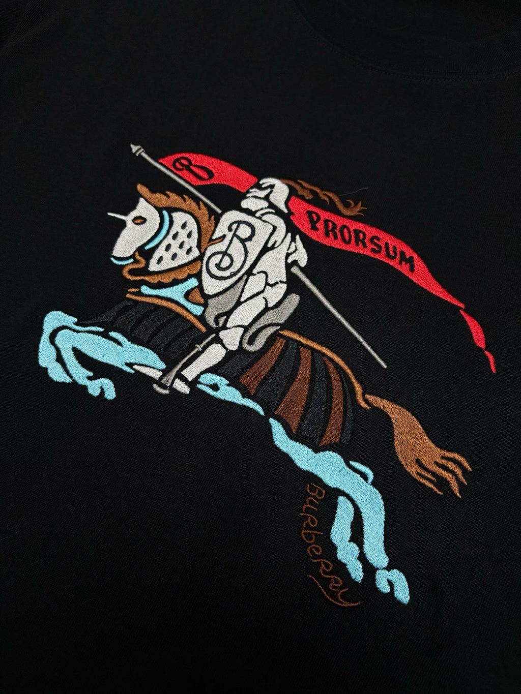 Burberry Embroidered T-Shirt