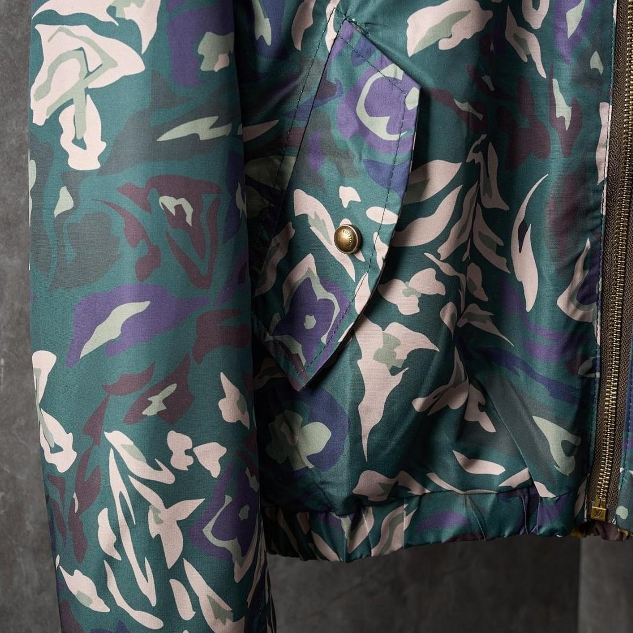 LV/Louis Vuitton Camouflage Monogram Logo Reversible Jacket