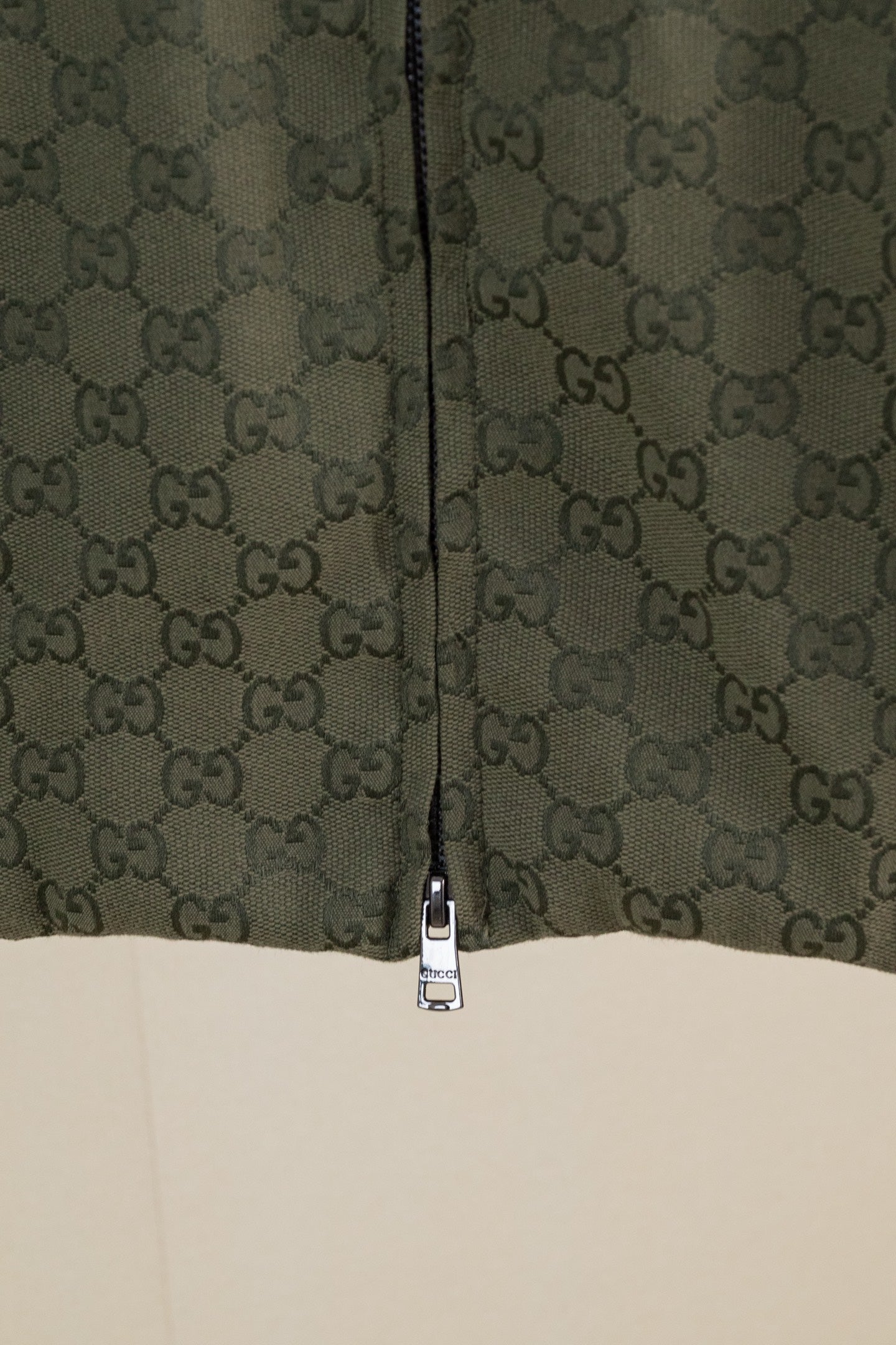 GG all-over jacquard stand collar jacket
