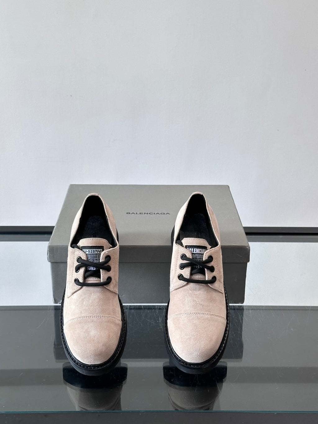 Balenciaga Geniune Leather Derby Shoes
