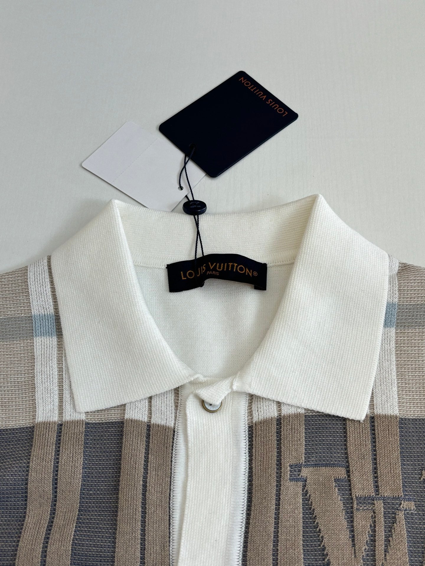 LV Graphic Jacquard Short-Sleeved Shirt