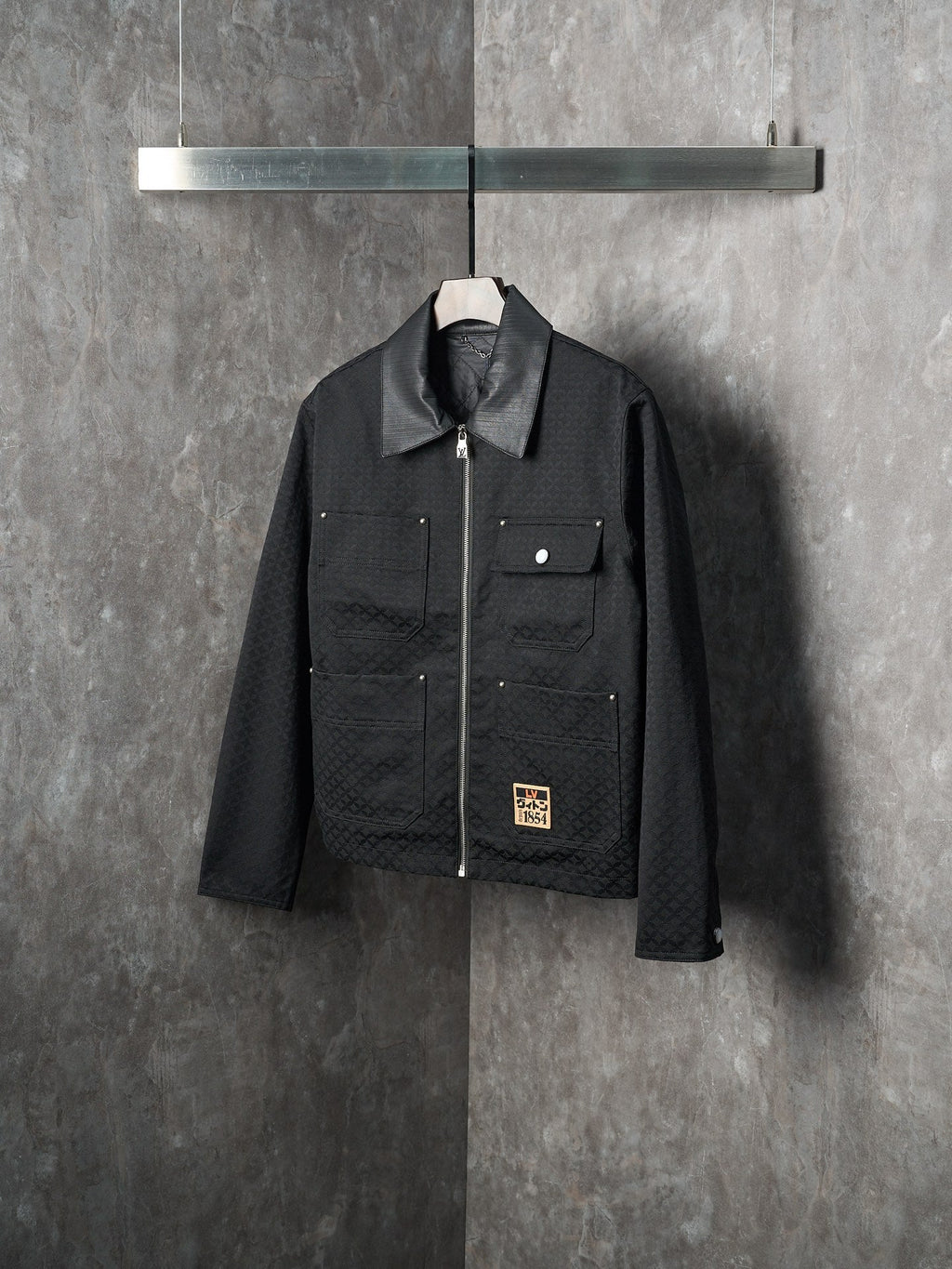LV Clover Jacquard Cotton Workwear Jacket