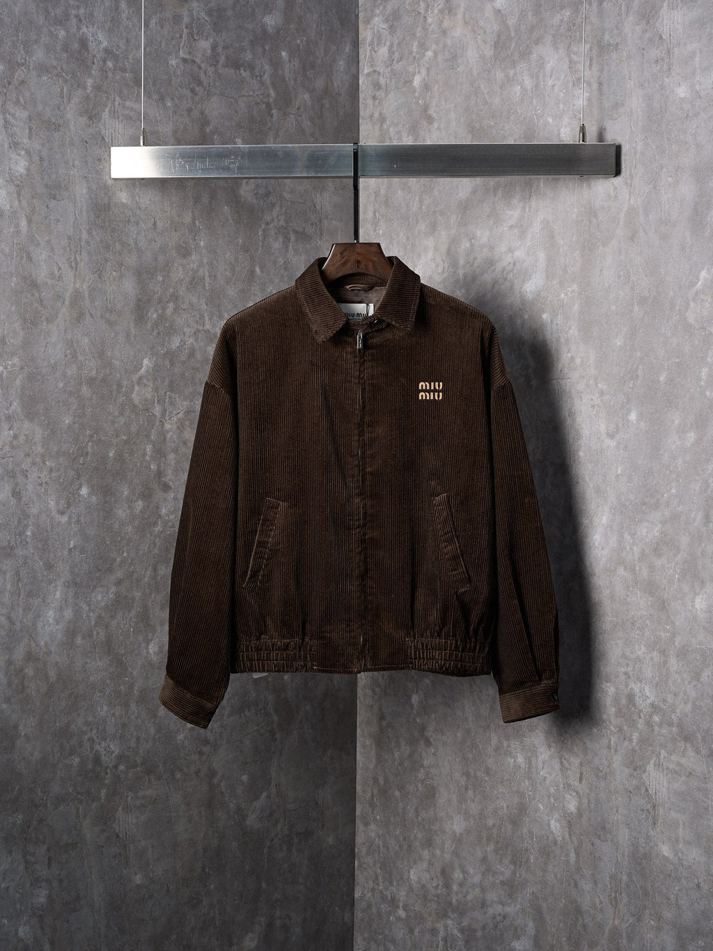 Miu Miu Corduroy Embriodery Jacket