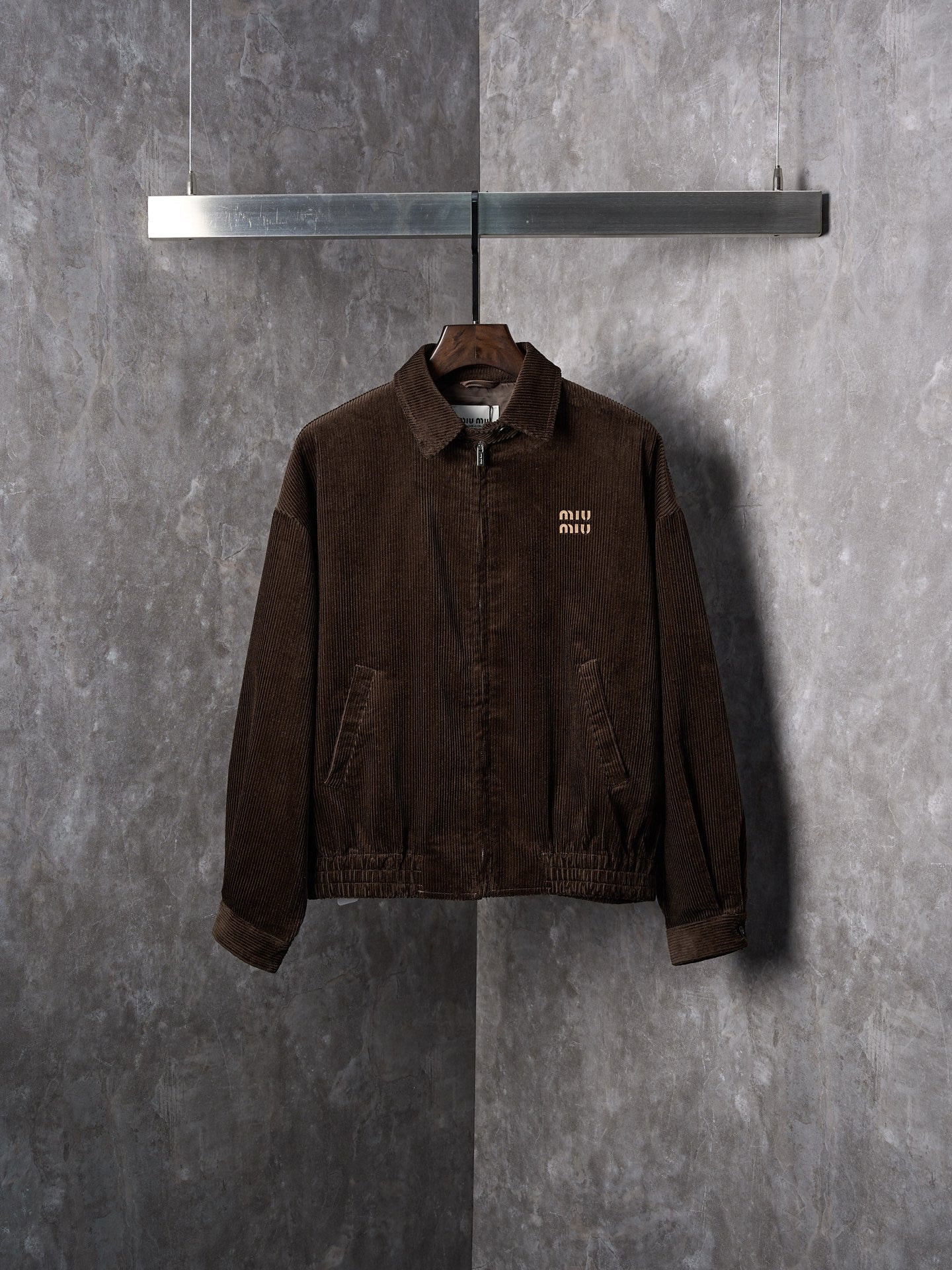 Miu Miu Corduroy Embriodery Jacket